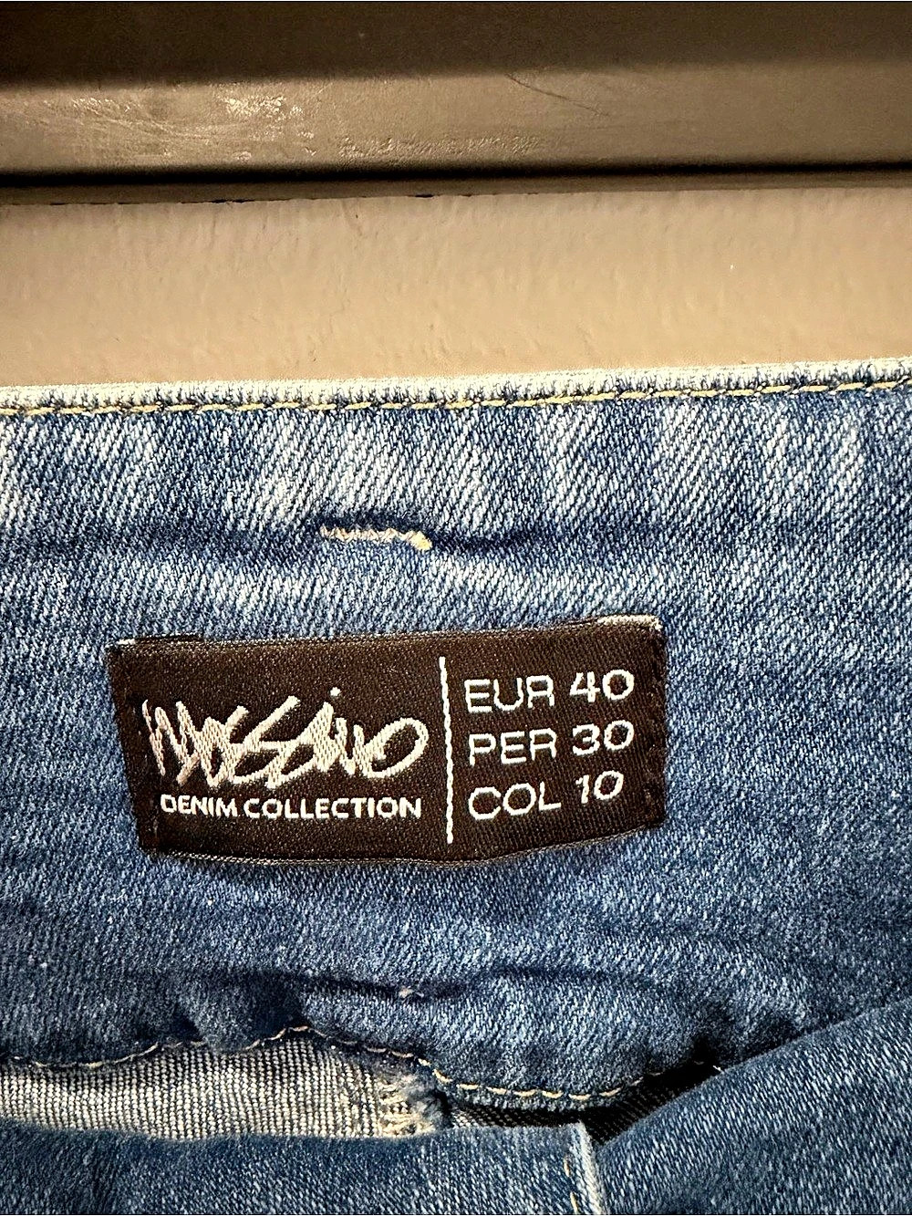 Falabella Denim Collection wide-leg jeans Wide Leg Blue Jeans Waist 27 NWT - Picture 4 of 11